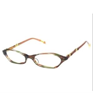SAMA Tease Eyeglass Frame Modified Oval Multicolor Women